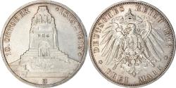 World Coins - Coin, German States, SAXONY-ALBERTINE, Friedrich August III, 3 Mark, 1913
