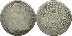 World Coins - Coin, France, Louis XV, 1/2 Écu aux branches d'olivier, 1729 G, Poitiers