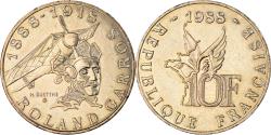 World Coins - Coin, France, Roland Garros, 10 Francs, 1988, Tranche B,