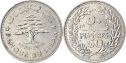 World Coins - Coin, Lebanon, 50 Piastres, 1969, , Nickel, KM:28.1