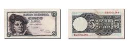 World Coins - Banknote, Spain, 5 Pesetas, 1948, 1948-03-05, UNC(60-62)