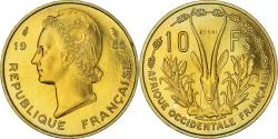 World Coins - Coin, French West Africa, 10 Francs, 1956, Paris, , Aluminum-Bronze