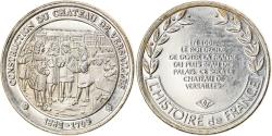 World Coins - France, Medal, Construction du Château de Versailles, History, , Silver