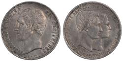 World Coins - Coin, Belgium, Leopold I, 5 Francs, 1853, , Silver, KM:2.1