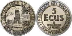 World Coins - France, 5 Ecus, Bettancourt la Ferrée, 1995,