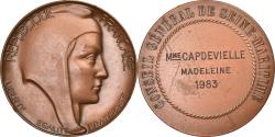 World Coins - France, Medal, Marianne, Département de la Seine Maritime, Politics, Society