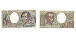 World Coins - France, 200 Francs, Montesquieu, 1990, D.081, EF(40-45), Fayette:70.10a, KM:155d