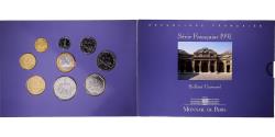 World Coins - Coin, France, Coffret 1 c. à 10 frs., 1991, Monnaie de Paris, BU,