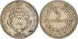 World Coins - Coin, Costa Rica, 5 Centimos, 1969, , Copper-nickel, KM:184.2