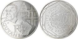 World Coins - France, 10 Euro, Guyane, 2012, Paris, , Silver, Gadoury:EU514, KM:1872