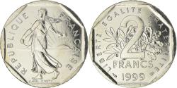 World Coins - Coin, France, Semeuse, 2 Francs, 1999, Paris, FDC, , Nickel, KM:942.1