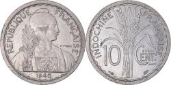 World Coins - Coin, FRENCH INDO-CHINA, 10 Cents, 1945, Paris, ESSAI, , Aluminum, KM:E38