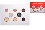 World Coins - Monaco, Set, 2009, Série de 8 pièces Euro.BU,