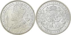 World Coins - Sweden, Oscar II, 2 Kronor, Silver Jubilee, 1897, Kungsholmen, Silver