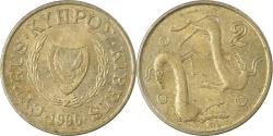 World Coins - Coin, Cyprus, 2 Cents, 1996