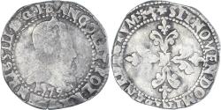 World Coins - Coin, France, Henri III, Franc au Col Plat, 1579, Bayonne, , Silver
