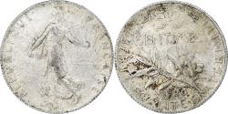 World Coins - France, 50 Centimes, Semeuse, 1920, Paris, Silver, , Gadoury:420