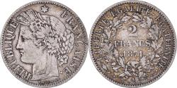 World Coins - Coin, France, Cérès, 2 Francs, 1871, Paris, , Silver, KM:817.1