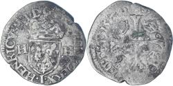 World Coins - Coin, France, Henri III, Douzain aux deux H, 1575, Limoges, 1st Type,