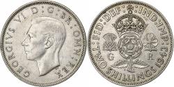 World Coins - Great Britain, George VI, Florin, Two Shillings, 1943, Silver, , KM:855