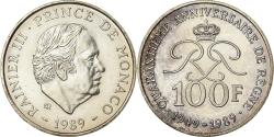 World Coins - Coin, Monaco, Rainier III, 100 Francs, 1989, , Silver, KM:164