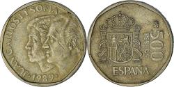 World Coins - Spain, Juan Carlos I, 500 Pesetas, 1989, Aluminum-Bronze, , KM:831