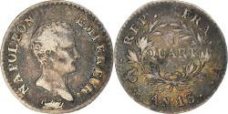 World Coins - Coin, France, Napoléon I, 1/4 Franc, AN 13, Paris, , Silver, KM:654.1