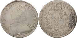World Coins - Coin, France, Louis XV, 1/2 Écu aux branches d'olivier, 1/2 ECU, 44 Sols, 1727