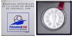 World Coins - France, 10 Francs, Coupe du Monde 1998, 1998, MDP, Proof, Silver,