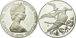 World Coins - Coin, BRITISH VIRGIN ISLANDS, Elizabeth II, Dollar, 1976, Franklin Mint, U.S.A.