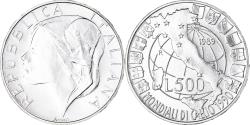 World Coins - Coin, Italy, 500 Lire, 1989, Rome, FDC, , Silver, KM:134