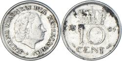World Coins - Coin, Netherlands, 10 Cents, 1961