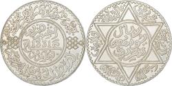 World Coins - Morocco, Youssef ben Hassan, 10 Dirhams, AH 1331 (1913), Silver, , KM:33
