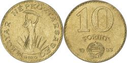 World Coins - Hungary, 10 Forint, 1983, Budapest, Aluminum-Bronze, , KM:636