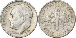 Us Coins - United States, Dime, Roosevelt, 1953, Denver, Silver,