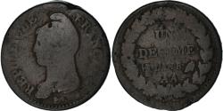 World Coins - Coin, France, Dupré, Decime, AN 8, Metz, , Bronze, KM:644.2
