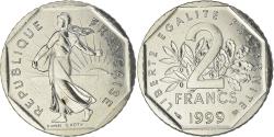 World Coins - Coin, France, Semeuse, 2 Francs, 1999, Paris, BU, , Nickel, KM:942.1