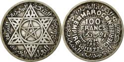 World Coins - MOROCCO, 100 Francs, 1953, Paris, KM #52, , Silver, 4.01