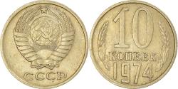 World Coins - Coin, Russia, 10 Kopeks, 1974