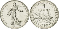 World Coins - Coin, France, Semeuse, Franc, 1982, Paris, , Nickel, KM:925.1