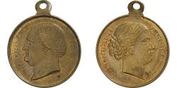 World Coins - France, Medal, Mariage du Prince Napoléon et de Clotilde de Savoie, Brass