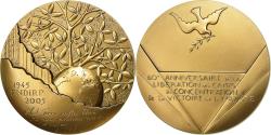 World Coins - France, Medal, 60ème Anniversaire de la Libération des Camps de Concentration