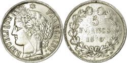World Coins - Coin, France, Cérès, 5 Francs, 1870, Bordeaux, , Silver, KM:818.2