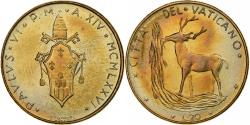 World Coins - Vatican, Paul VI, 20 Lire, 1976 (Anno XIV), Rome, Aluminum-Bronze,