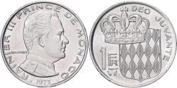 World Coins - Monaco, 1 Franc, 1975, Monnaie de Paris, Nickel, , KM:140