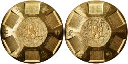 World Coins - France, Medal, Calendrier, Voeux, Horoscope, 1981, Bronze Florentin, Ponce