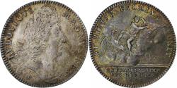 World Coins - France, Token, Louis XIV, Extraordinaire des Guerres, 1698, Silver,