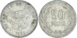 World Coins - Coin, Colombia, 50 Pesos, 1993