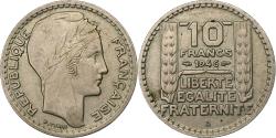 World Coins - France, 10 Francs, Turin, 1946, Beaumont - Le Roger, Copper-nickel,