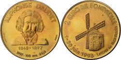 World Coins - France, 2 Euro, Fontvieille - Alphonse Daudet, 1998,